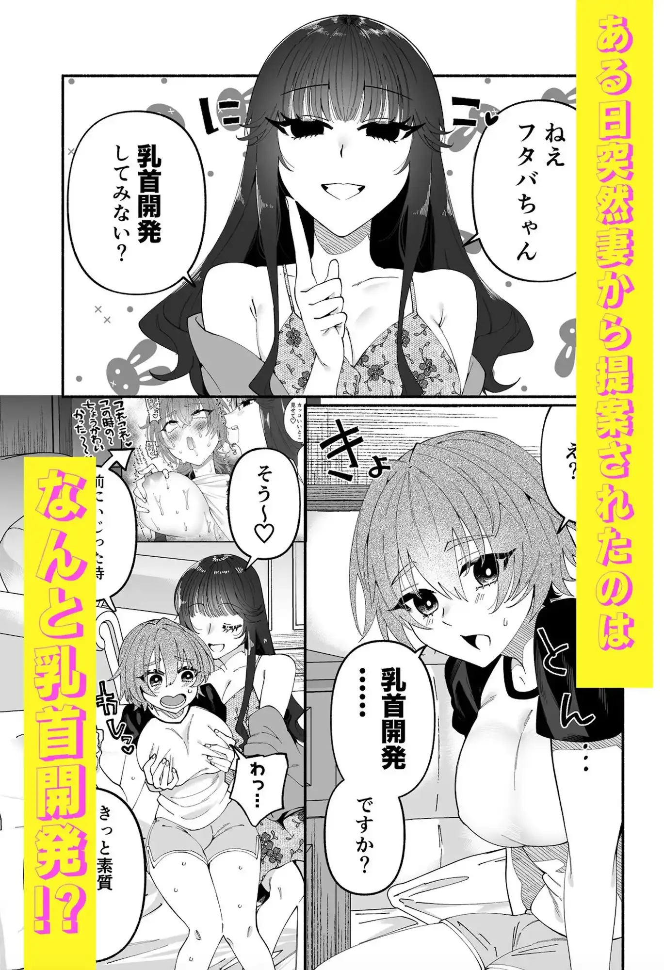 ふたなり娘はドスケベお姉さんに乳首をおバカにされちゃいました - サンプル1