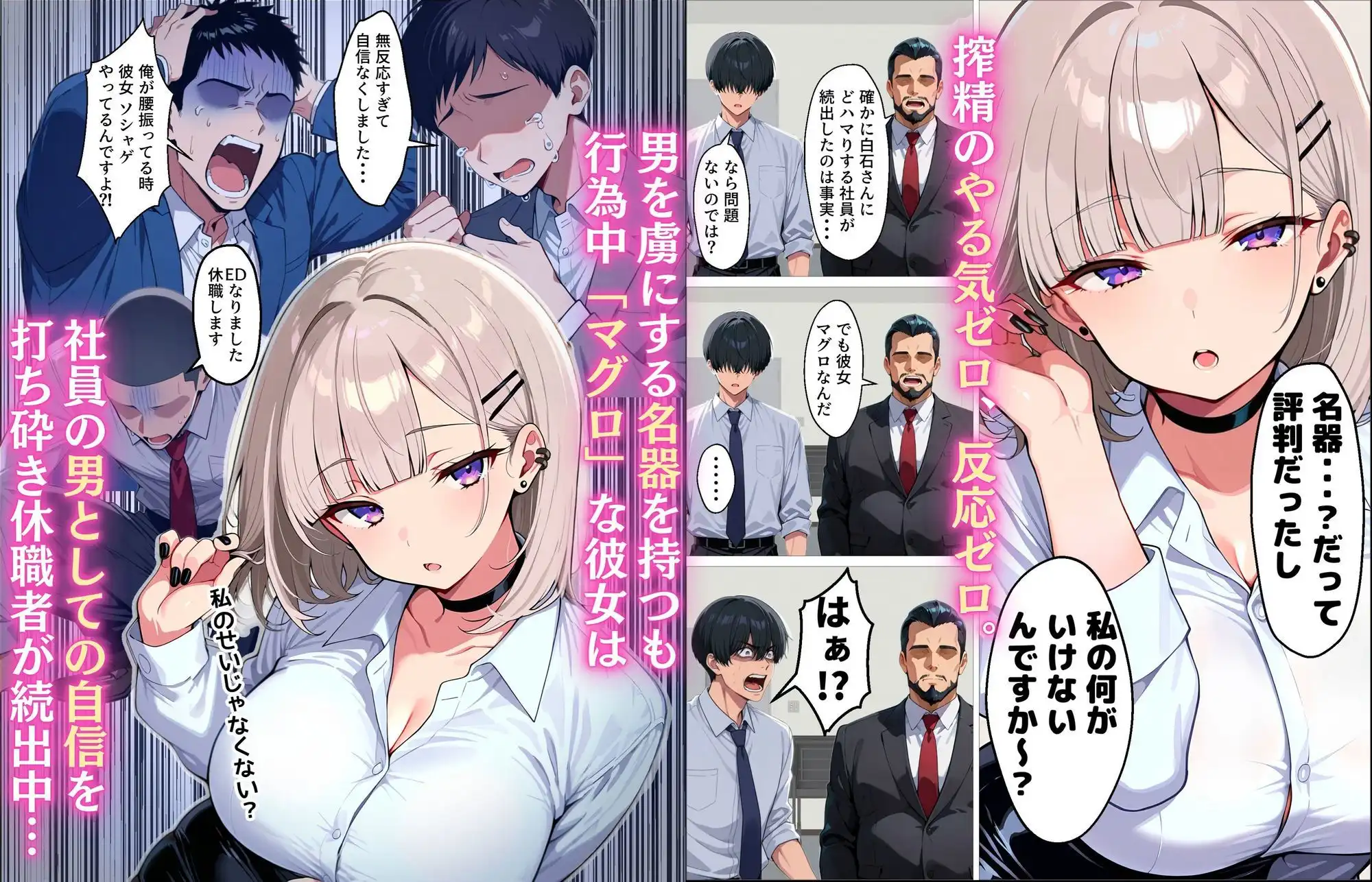 新卒のダウナーギャルが「だる…」って言いながら搾精してくれる話 - サンプル2