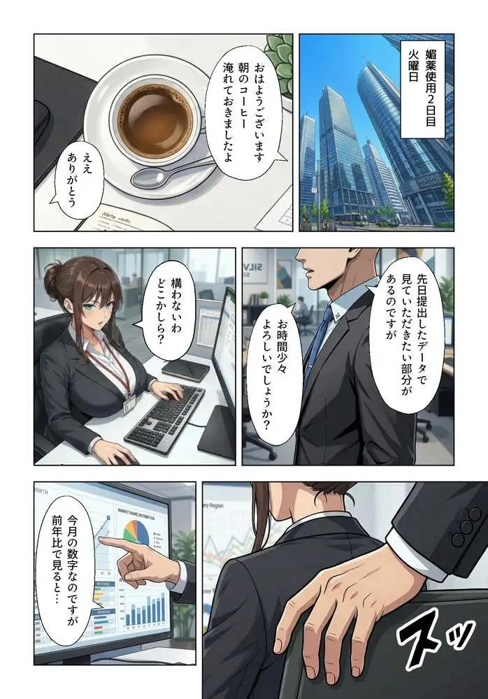 人妻女上司（39）に毎日一滴だけ媚薬を盛ってみた - ページ05